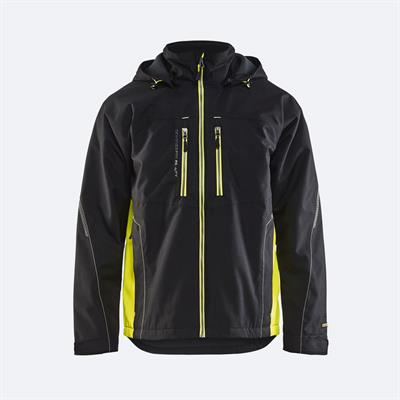 GIACCA FUNZIONALE FODERATA BLAKLADER NERO/GIALLO FLUO
