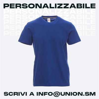 T-Shirt Blu Royal in Cotone SUNSET