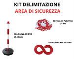 KIT DELIMITAZIONE AREA DI SICUREZZA