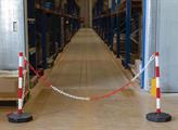 PALI PER DEFINIZIONE PERIMETRO DI SICUREZZA CON BASE RIEMPIBILE