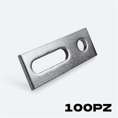 Piastra Supporto Viti Doppio Filetto M12 - 100 pz