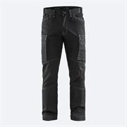 Pantaloni BLAKLADER stretch denim - Neri