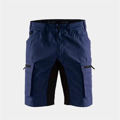 Bermuda Blaklader con inserti stretch blu/nero