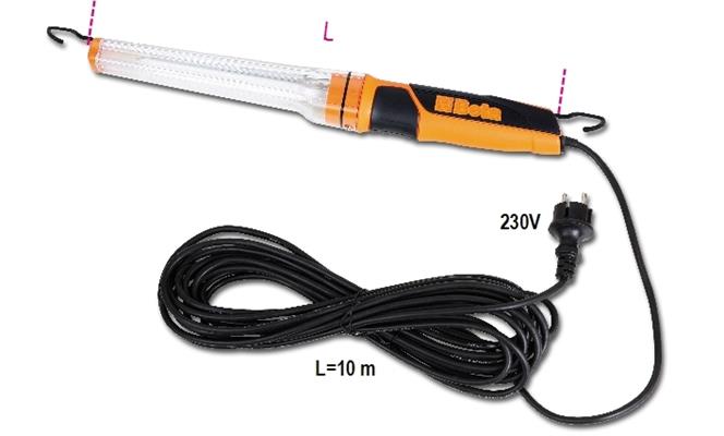 BETA 1841 ABM - PORTALAMPADA FLUORESCENTE BI-MATERIALE 24V ABM