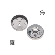 CHIAVE A TAZZA PER FILTRI OLIO IN ALLUMINIO 74MM X 14 LATI