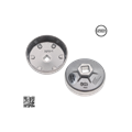 CHIAVE A TAZZA PER FILTRI OLIO IN ALLUMINIO 74MM X 14 LATI