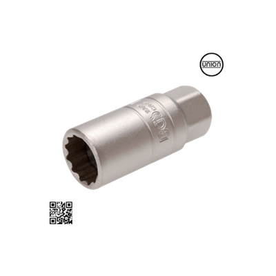 CHIAVE PER CANDELE 3/8 MM.16 POLIGONLE C/GOMMA - FERMEC BGS2448